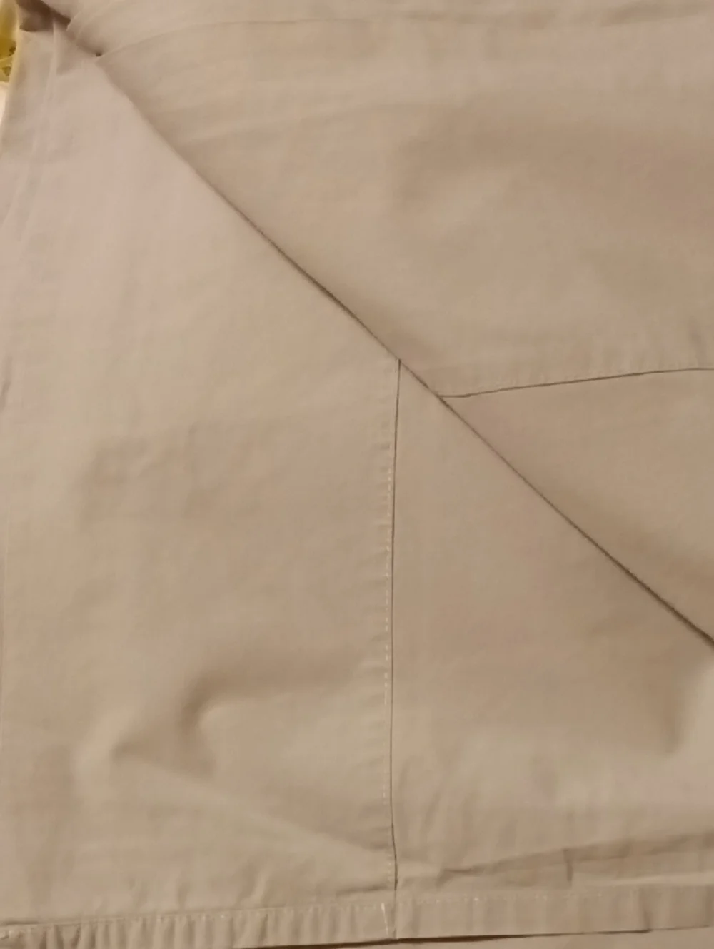 Parachute Twin XL Fitted Sheet Gray Cotton Percale